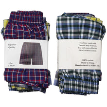 Load image into Gallery viewer, Falari 4-Pack Men&#39;s Boxer Underwear 100% Cotton Premium Quality 368-03