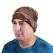 Load image into Gallery viewer, Knitted Beanie Hat - Desert Camouflage